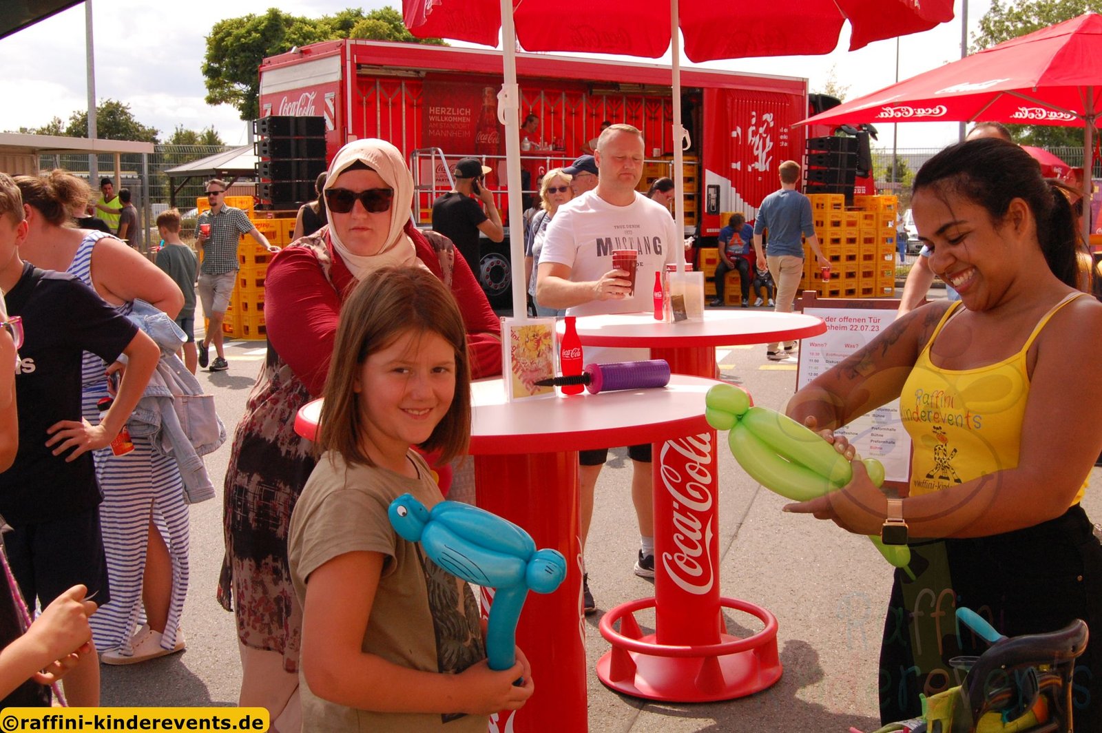 Kinderprogramm Familientag Coca-Cola Mannheim