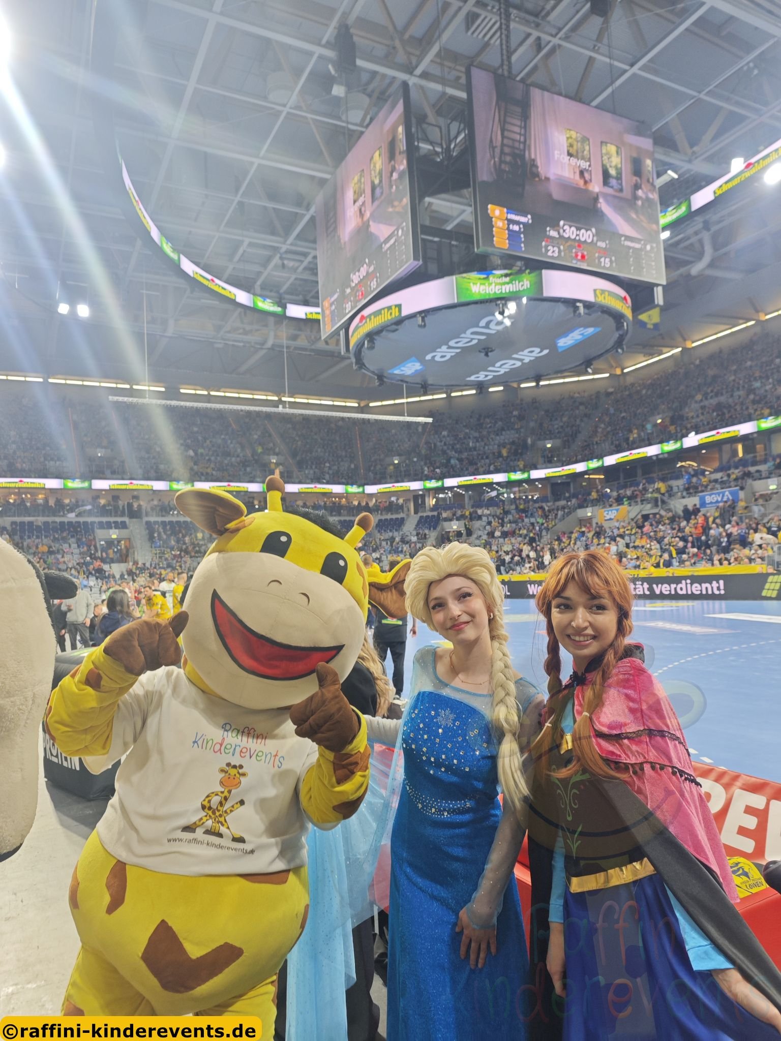 Maskottchen, Prinzessinnen SAP Arena Mannheim